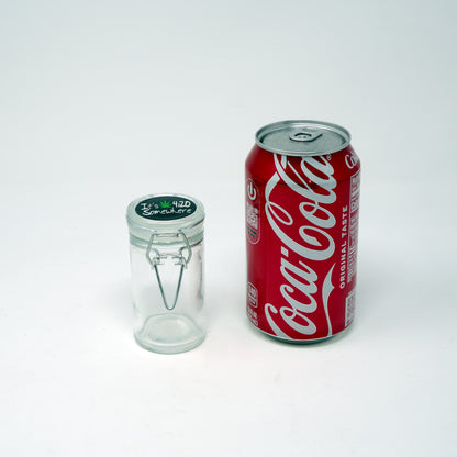 100 Count - Own Design  75ml Glass Locking Jar