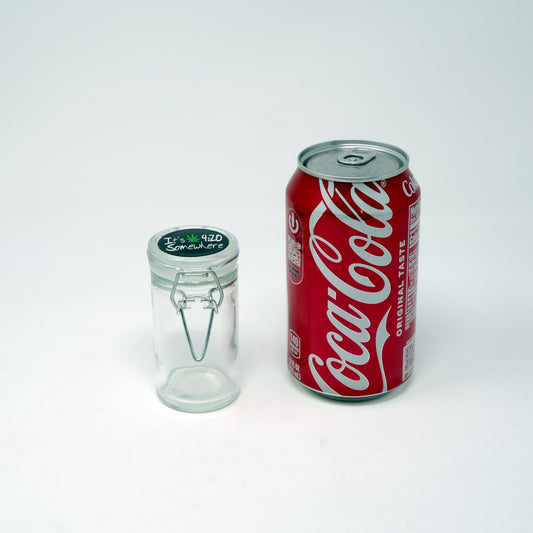 100 Count - Own Design  75ml Glass Locking Jar