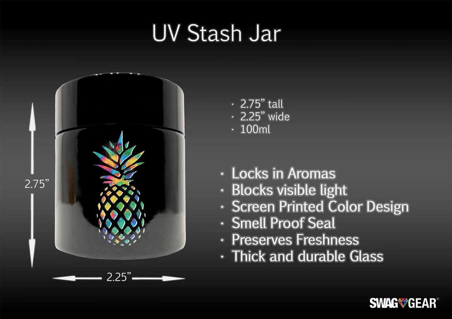 Swag Gear - Smell Proof Locking Stash Box