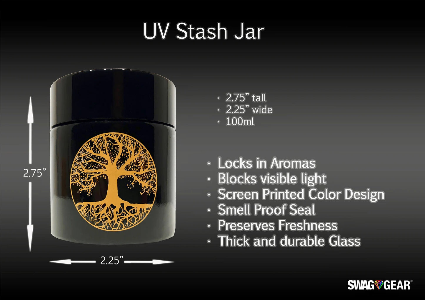 Premium Stash Box Combo Locking Stash Box Grinder Stash Jar and Rolling Tray - 4 Part Herb Grinder - Brand New and Bigger Combo!