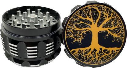 Premium Stash Box Combo Locking Stash Box Grinder Stash Jar and Rolling Tray - 4 Part Herb Grinder - Brand New and Bigger Combo!