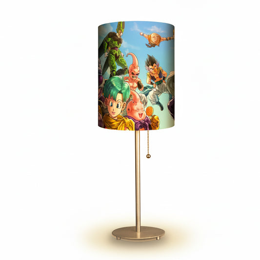 Dragon Ball Designed Lampshade With Metal Base