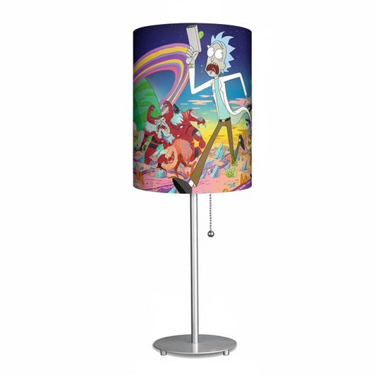 R & M  #2 Designed Lampshade With Metal Base