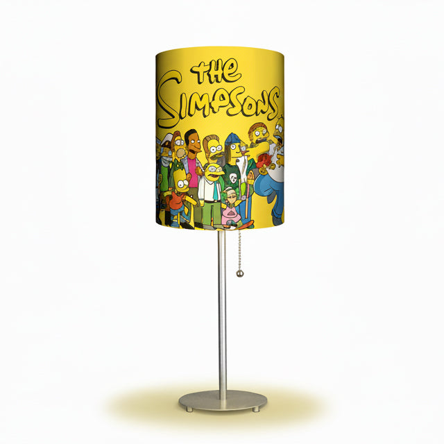 Cartoon #1  Designed Lampshade With Metal Base