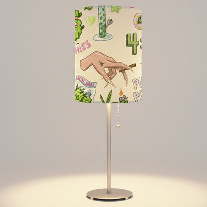 420 #4  Designed Lampshade With Metal Base