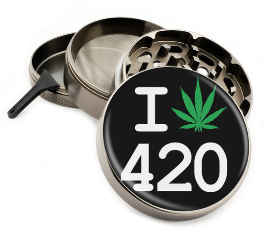 Premium Zinc Alloy Spice & Herb Crusher - Corrosion Resistant & Rust Proof - Diamond Teeth - #ZG-006