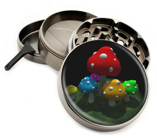 Premium Zinc Alloy Spice & Herb Crusher - Corrosion Resistant & Rust Proof - Diamond Teeth - #ZG-007