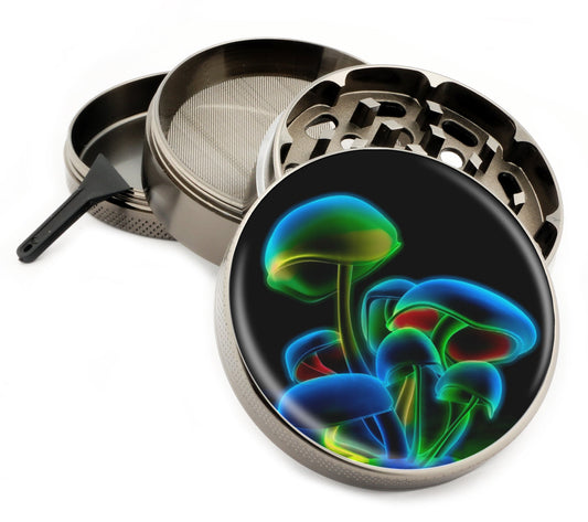 Premium Zinc Alloy Spice & Herb Crusher - Corrosion Resistant & Rust Proof - Diamond Teeth - #ZG-008