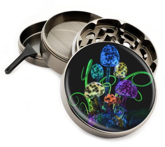 Premium Zinc Alloy Spice & Herb Crusher - Corrosion Resistant & Rust Proof - Diamond Teeth - #ZG-009