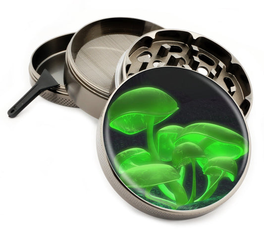 Premium Zinc Alloy Spice & Herb Crusher - Corrosion Resistant & Rust Proof - Diamond Teeth - #ZG-012