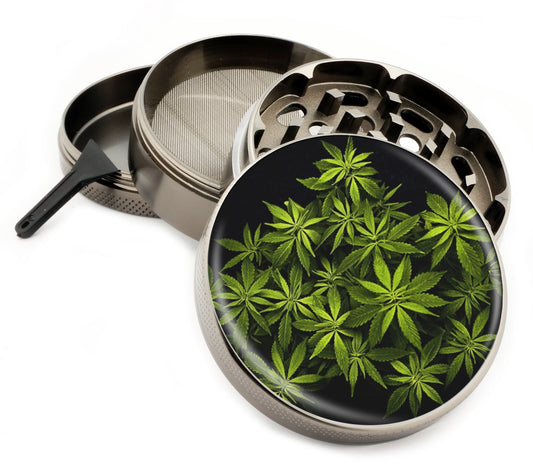 Premium Zinc Alloy Spice & Herb Crusher - Corrosion Resistant & Rust Proof - Diamond Teeth - #ZG-014