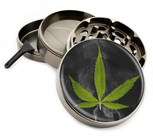 Premium Zinc Alloy Spice & Herb Crusher - Corrosion Resistant & Rust Proof - Diamond Teeth - #ZG-015