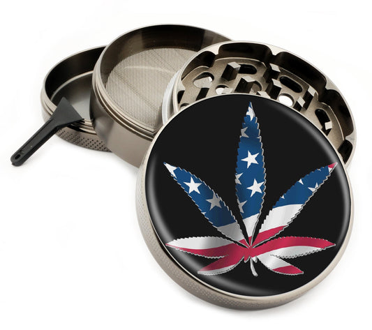 Premium Zinc Alloy Spice & Herb Crusher - Corrosion Resistant & Rust Proof - Diamond Teeth - #ZG-017