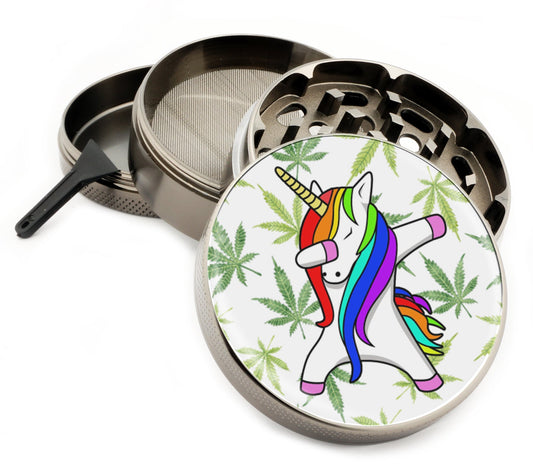 Premium Zinc Alloy Spice & Herb Crusher - Corrosion Resistant & Rust Proof - Diamond Teeth - #ZG-048