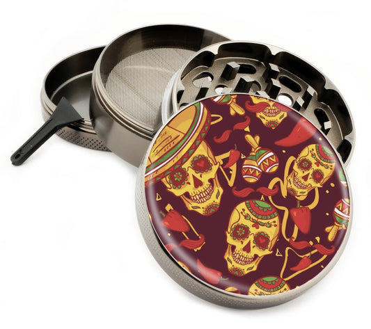 Premium Zinc Alloy Spice & Herb Crusher - Corrosion Resistant & Rust Proof - Diamond Teeth - #ZG-055