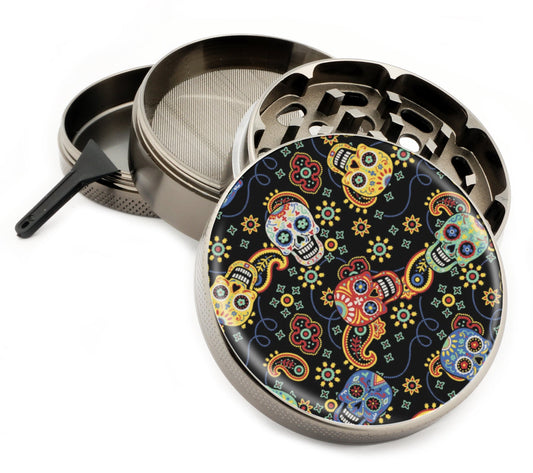 Premium Zinc Alloy Spice & Herb Crusher - Corrosion Resistant & Rust Proof - Diamond Teeth - #ZG-056