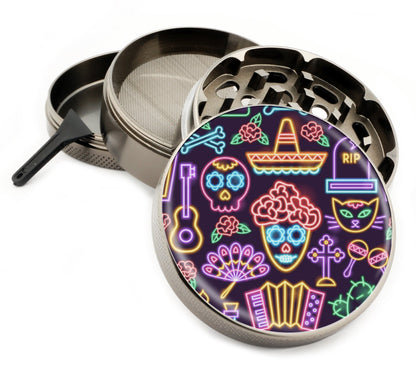 Premium Zinc Alloy Spice & Herb Crusher - Corrosion Resistant & Rust Proof - Diamond Teeth - #ZG-058