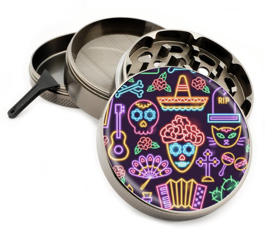 Premium Zinc Alloy Spice & Herb Crusher - Corrosion Resistant & Rust Proof - Diamond Teeth - #ZG-058