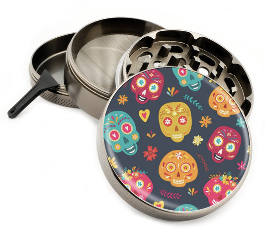 Premium Zinc Alloy Spice & Herb Crusher - Corrosion Resistant & Rust Proof - Diamond Teeth - #ZG-059