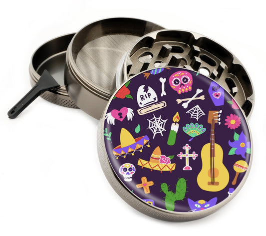 Premium Zinc Alloy Spice & Herb Crusher - Corrosion Resistant & Rust Proof - Diamond Teeth - #ZG-060