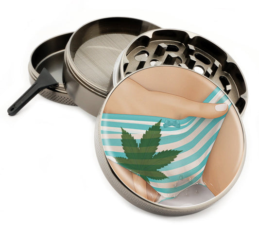 Premium Zinc Alloy Spice & Herb Crusher - Corrosion Resistant & Rust Proof - Diamond Teeth - #ZG-062