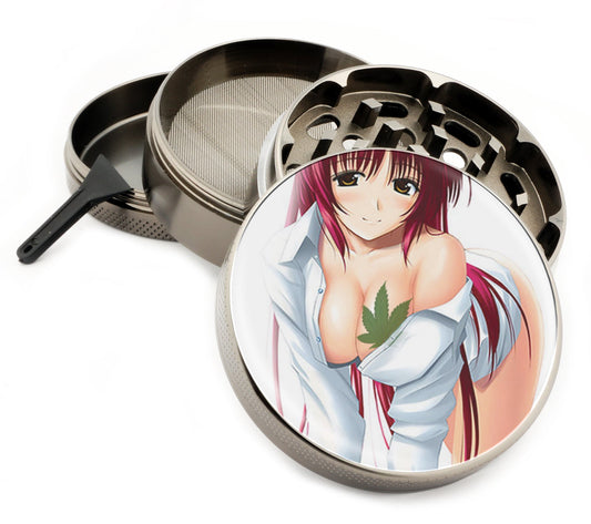 Premium Zinc Alloy Spice & Herb Crusher - Corrosion Resistant & Rust Proof - Diamond Teeth - #ZG-064