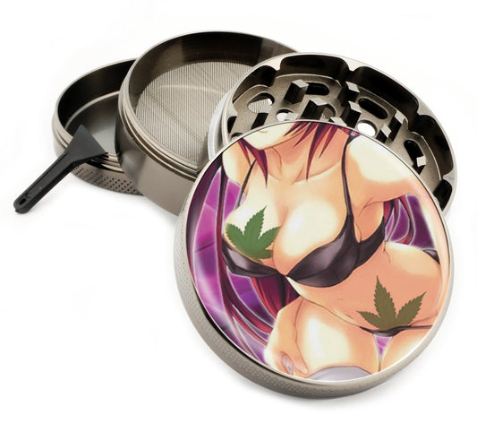 Premium Zinc Alloy Spice & Herb Crusher - Corrosion Resistant & Rust Proof - Diamond Teeth - #ZG-065