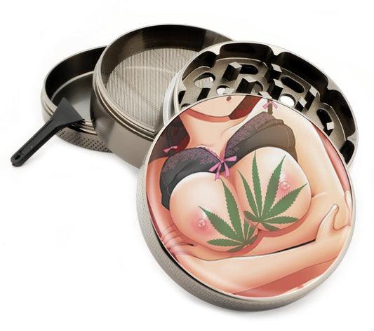 Premium Zinc Alloy Spice & Herb Crusher - Corrosion Resistant & Rust Proof - Diamond Teeth - #ZG-066