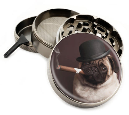 Premium Zinc Alloy Spice & Herb Crusher - Corrosion Resistant & Rust Proof - Diamond Teeth - #ZG-067