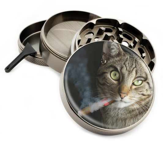Premium Zinc Alloy Spice & Herb Crusher - Corrosion Resistant & Rust Proof - Diamond Teeth - #ZG-072