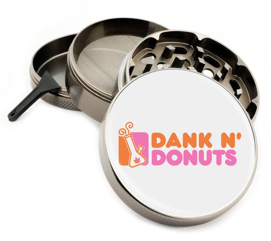 Premium Zinc Alloy Spice & Herb Crusher - Corrosion Resistant & Rust Proof - Diamond Teeth - #ZG-083