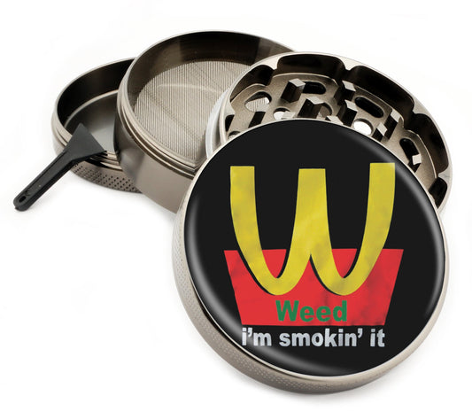 Premium Zinc Alloy Spice & Herb Crusher - Corrosion Resistant & Rust Proof - Diamond Teeth - #ZG-084