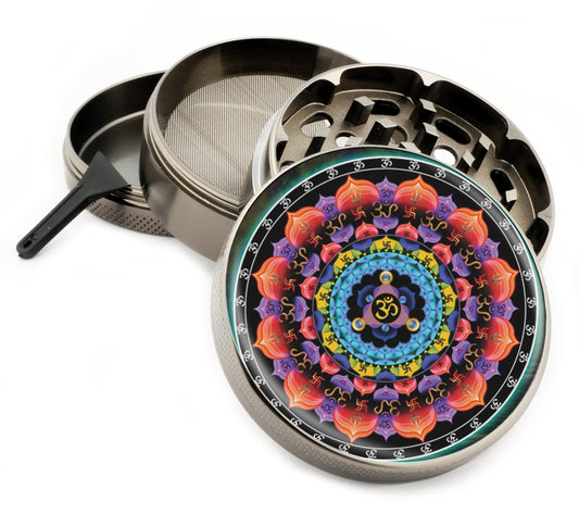 Premium Zinc Alloy Spice & Herb Crusher - Corrosion Resistant & Rust Proof - Diamond Teeth - #ZG-095