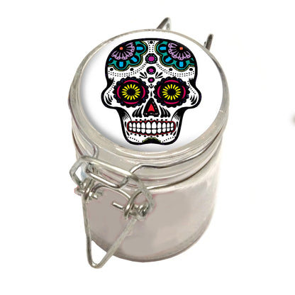 75ml Locking Glass Jar Container With Design #LJ-033