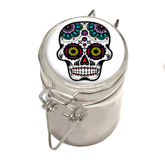 75ml Locking Glass Jar Container With Design #LJ-033