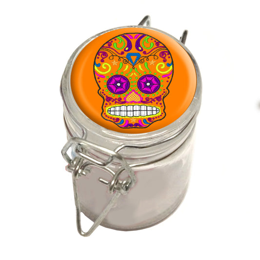 75ml Locking Glass Jar Container With Design #LJ-035