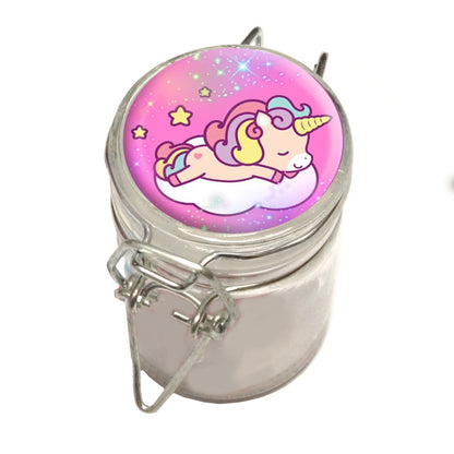 75ml Locking Glass Jar Container With Design #LJ-047