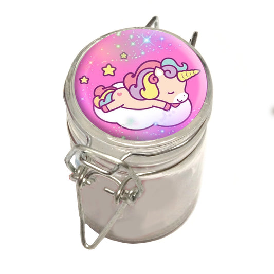 75ml Locking Glass Jar Container With Design #LJ-047