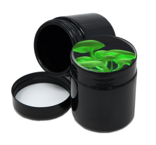 UV Proof Premium Jar Herb Storage Container With Design #UVR-012