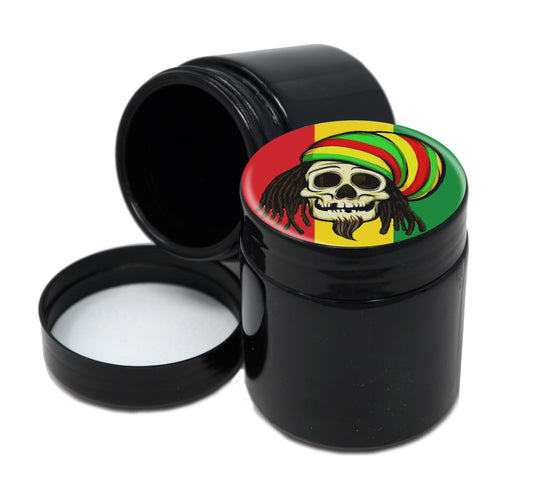 UV Proof Premium Jar Herb Storage Container With Design #UVR-021