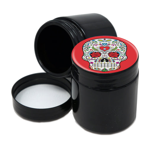 UV Proof Premium Jar Herb Storage Container With Design #UVR-032
