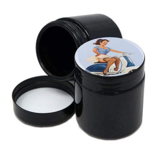 UV Proof Premium Jar Herb Storage Container With Design #UVR-058