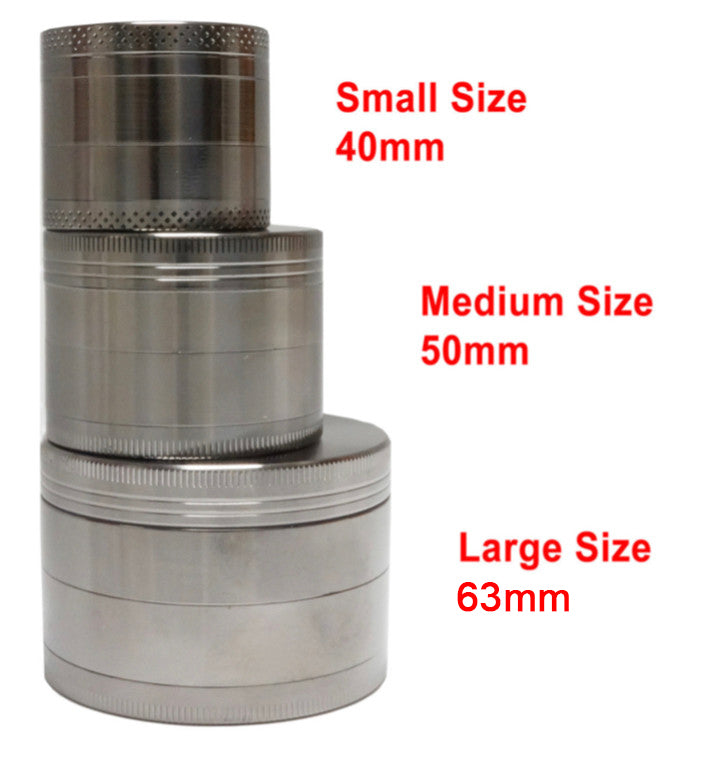 Premium Zinc Alloy Spice & Herb Crusher - Corrosion Resistant & Rust Proof - Diamond Teeth - #ZG-096